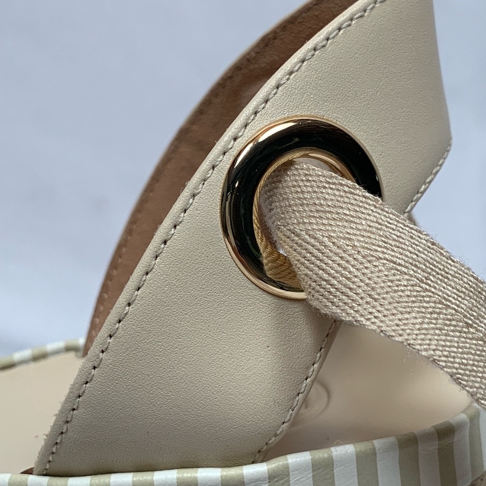 New Tory Burch Espadrille Platform Sandal Shoes - Picture 5 of 8